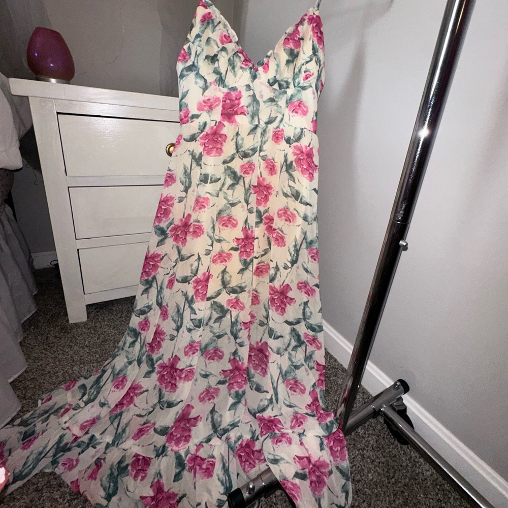 Floral maxi dress